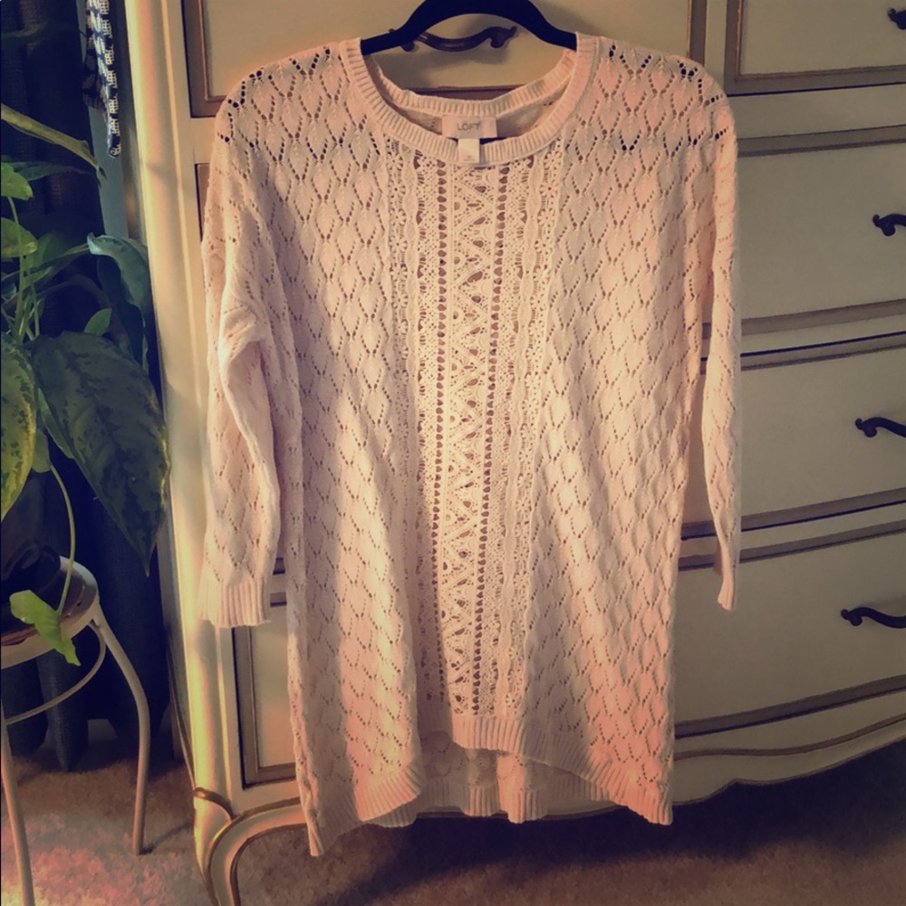 Crochet sweater. Loft